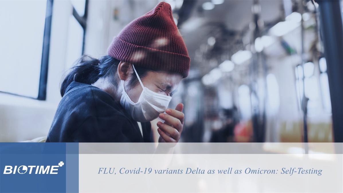 FLU, Covid-19 variants Delta as well as Omicron Self-Testing