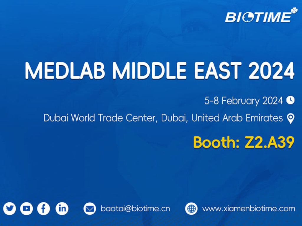 Join Biotime at Medlab Middle East 2024: Discover the Latest Innovations in Diagnostic Solutions