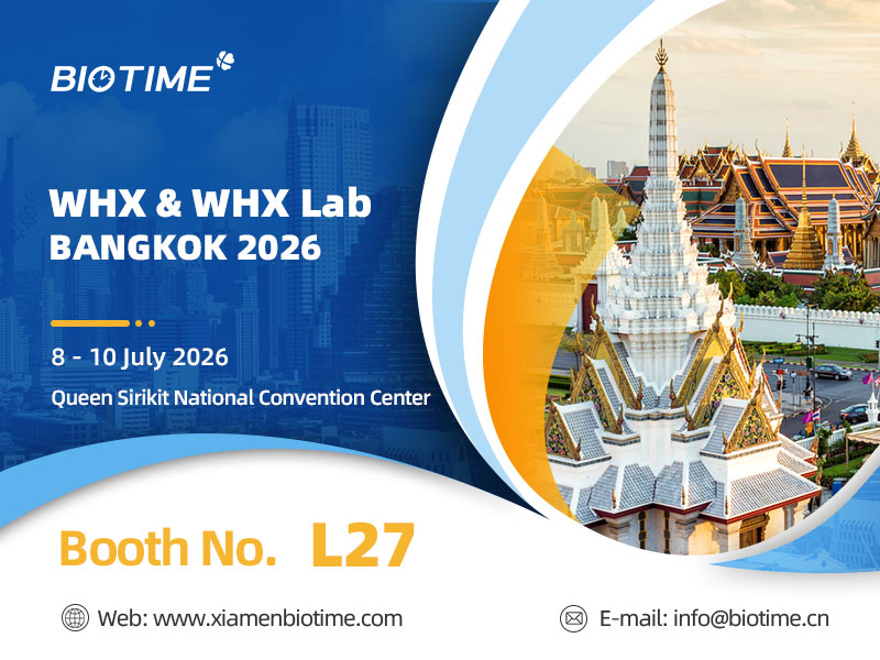 Meet Biotime in Bangkok WHX & WHX Lab 2026