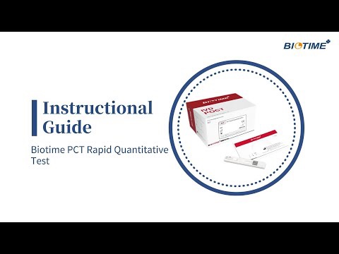 HOW to use immunofluorescence analyzer to determine PCT levels