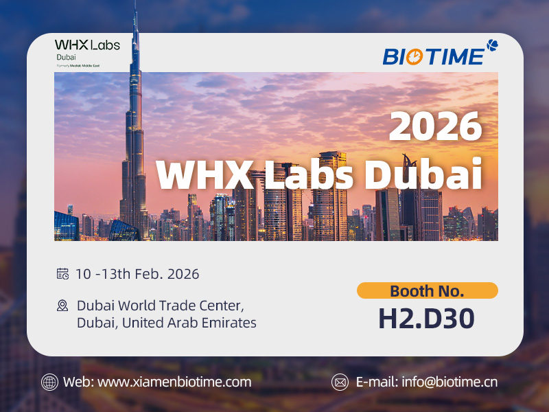 Meet Biotime in WHX Labs Dubai 2026